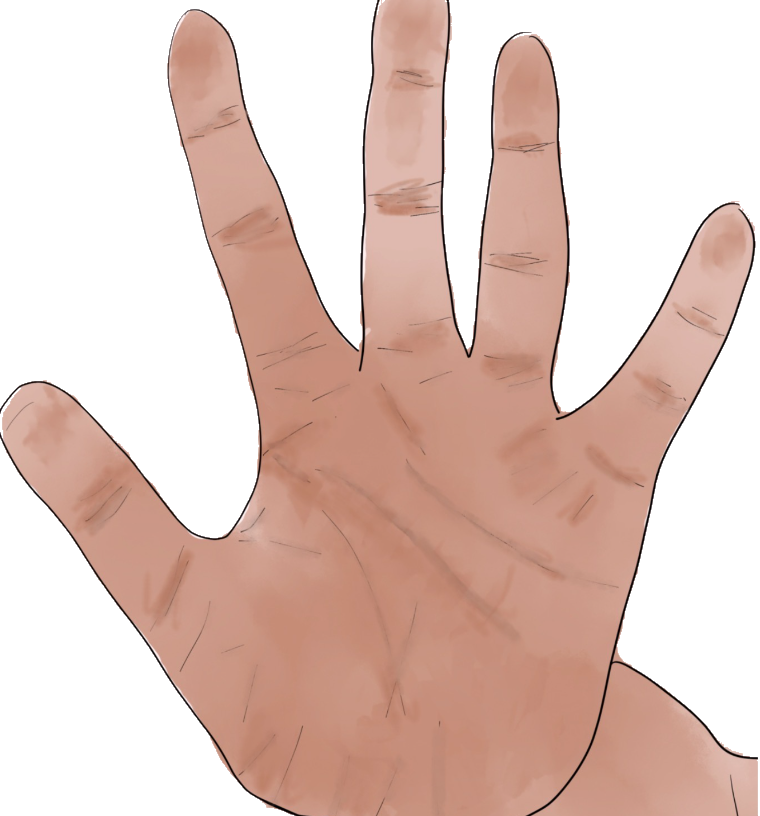 Manicure illustratie